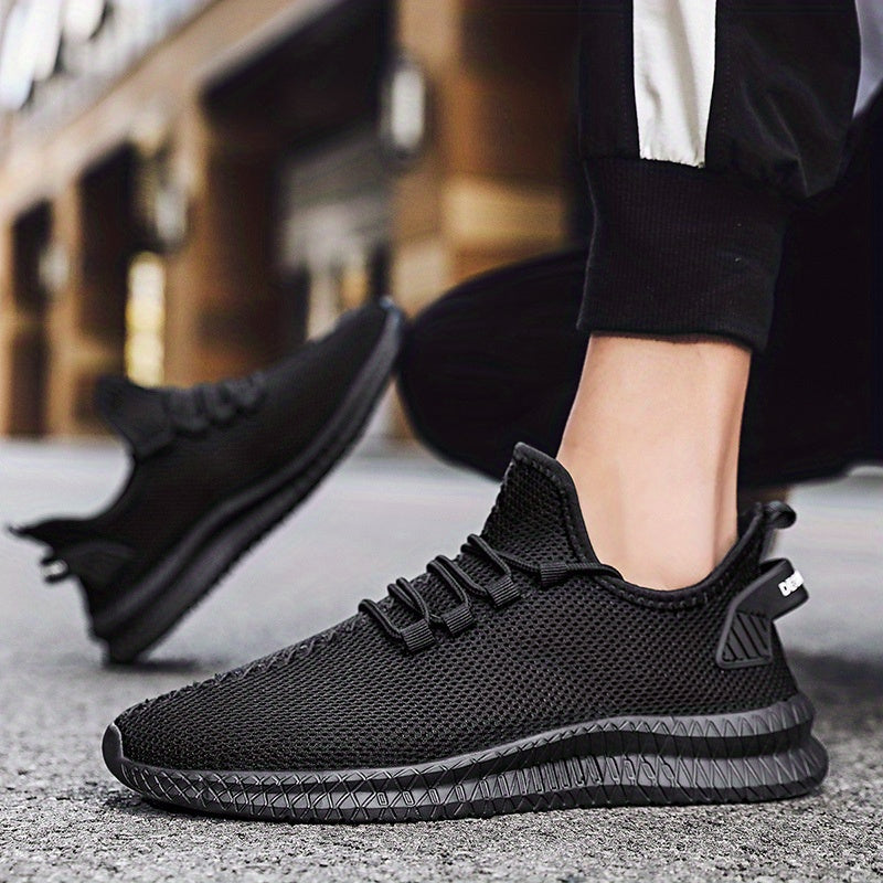 Men's Fashion Trendy Knit Breathable Lightweight Casual Sneakers for Sports