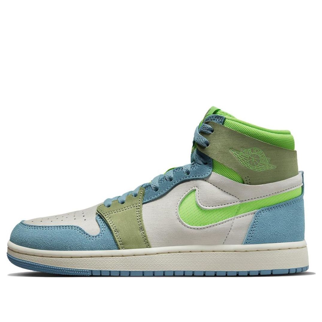 (WMNS) Air Jordan 1 High Zoom Air CMFT 2 'University Blue Volt' DV1305-433 Vintage Sportswear
