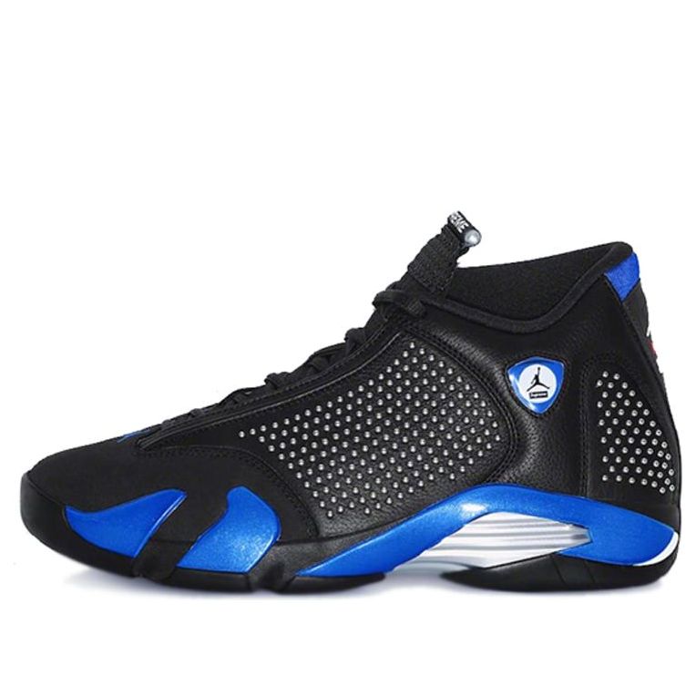 Supreme x Air Jordan 14 Retro 'Black Varsity Royal' BV7630-004 Signature Shoe